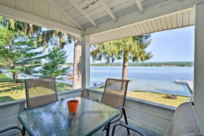 Waterfront Petoskey Cottage with Deck and Grill!